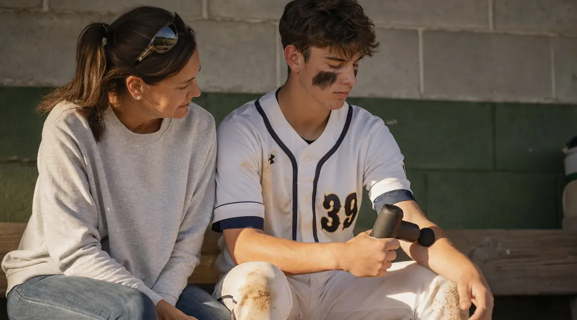 How to Use a Percussion Massage Gun for Pitcher Arm Recovery After a Start